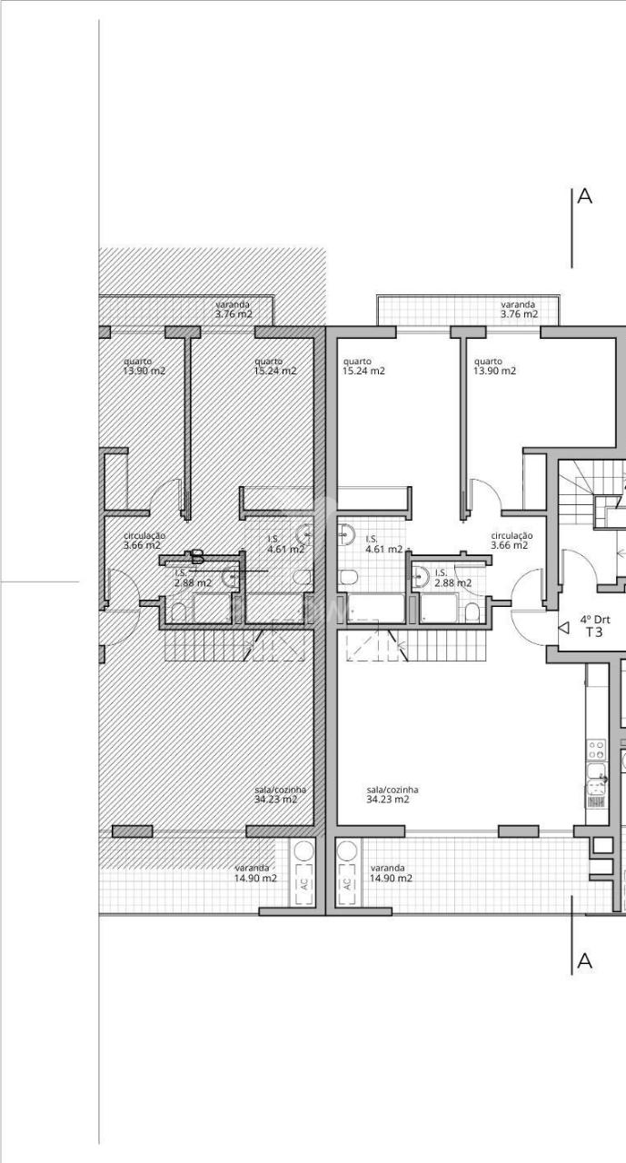 Apartamento t2+1 com rooftop,montijo.