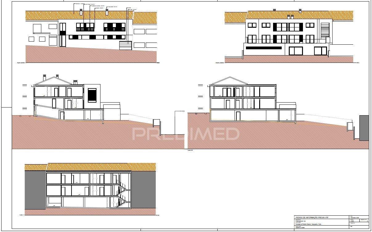 Lote para prédio com nove apartamentos, campanhã porto