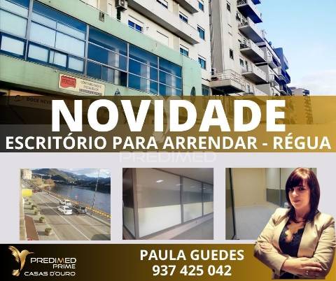 Escritório, remodelado numa das principais avenidas do peso da régua