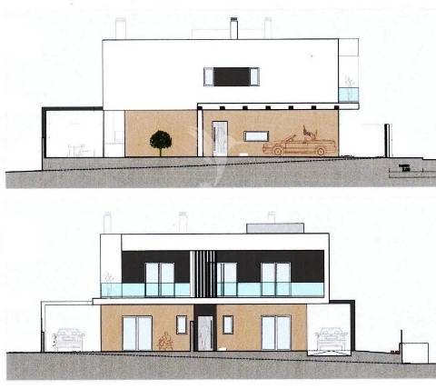 Moradia geminada t4 c/pérgula, pinhal general - fernão ferro