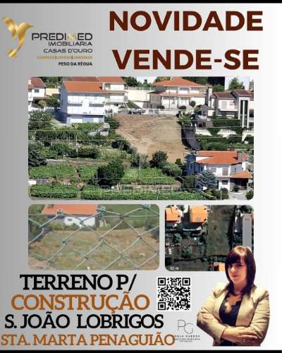 Terreno com 802 m2 – oportunidade única com viabilidade de construção em são joão de lobrigos, santa marta de penaguião