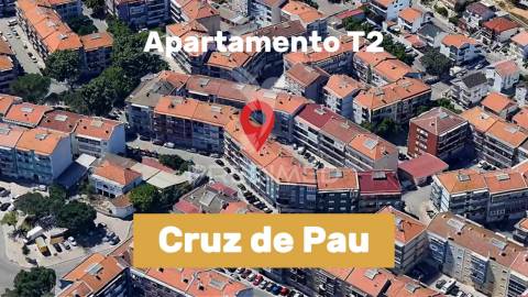 Apartamento t2 no centro da cruz de pau