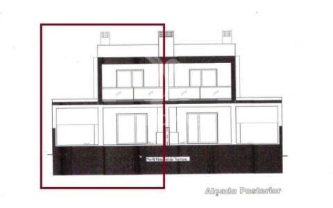 Moradia geminada t3, qta. laranjeiras - fernão ferro