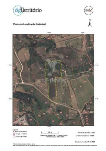 Terreno rústico em sobral monte agraço - chã