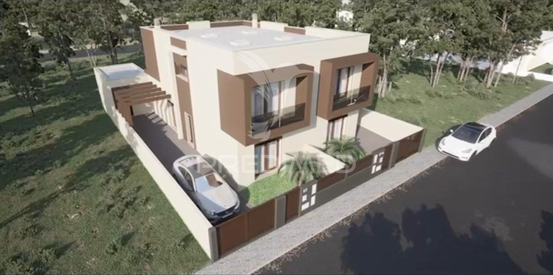 Projeto para construção de moradia geminada t3 com piscina – pinhal do general