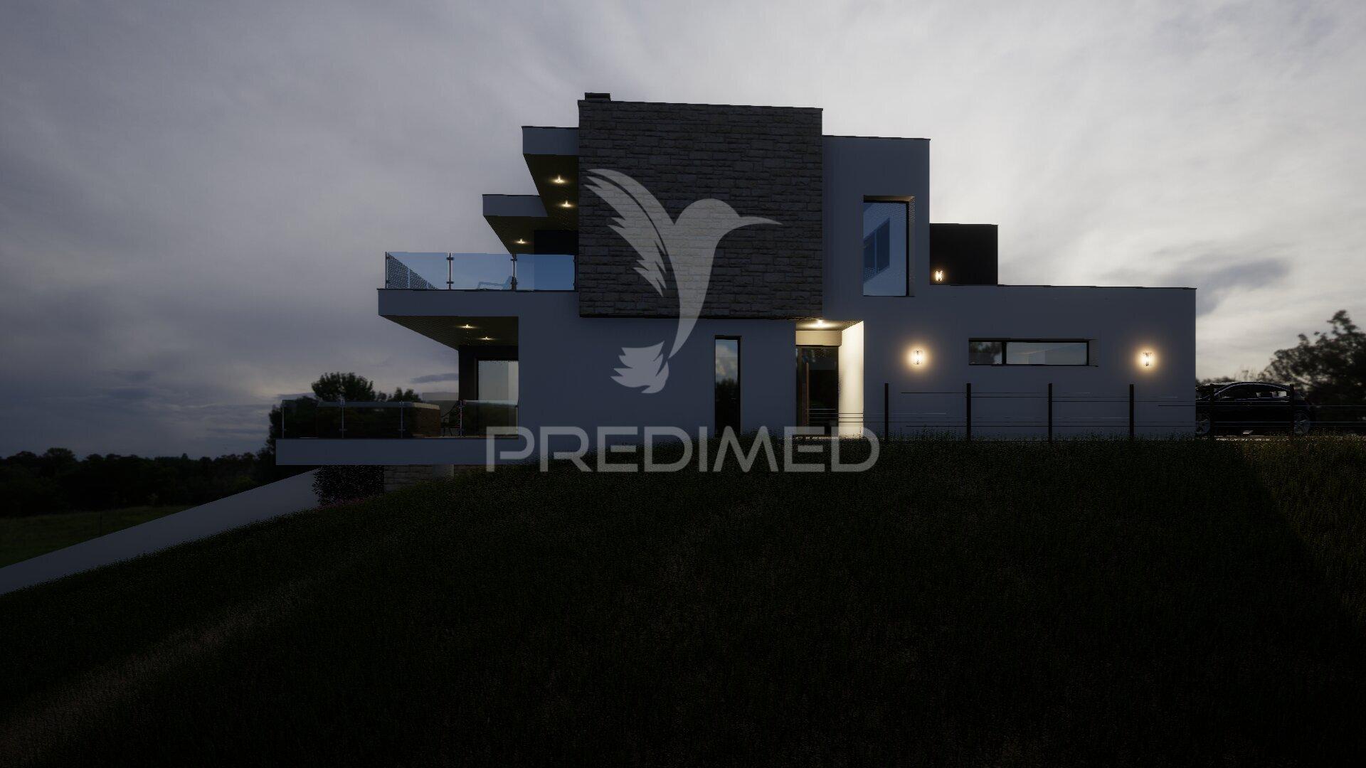 Terreno na lameira com projecto de construção