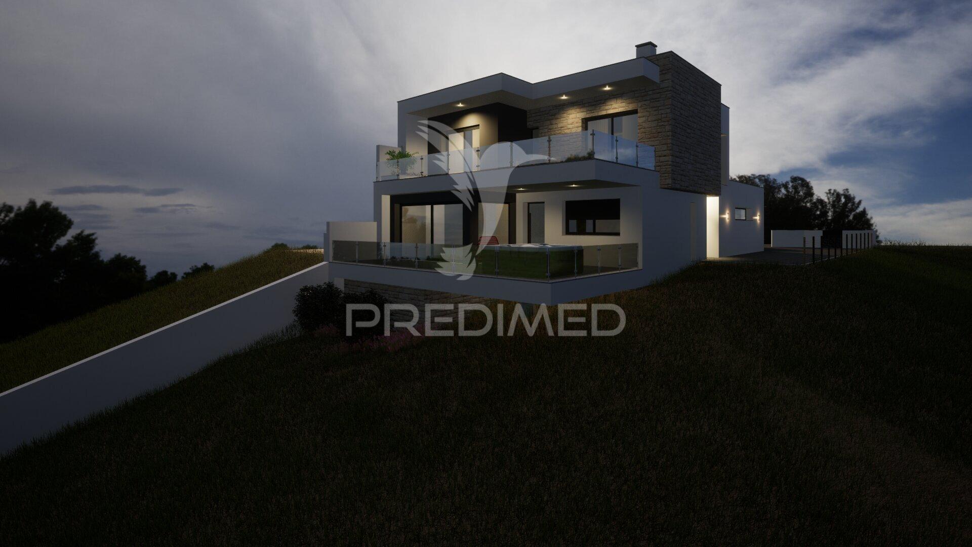 Terreno na lameira com projecto de construção