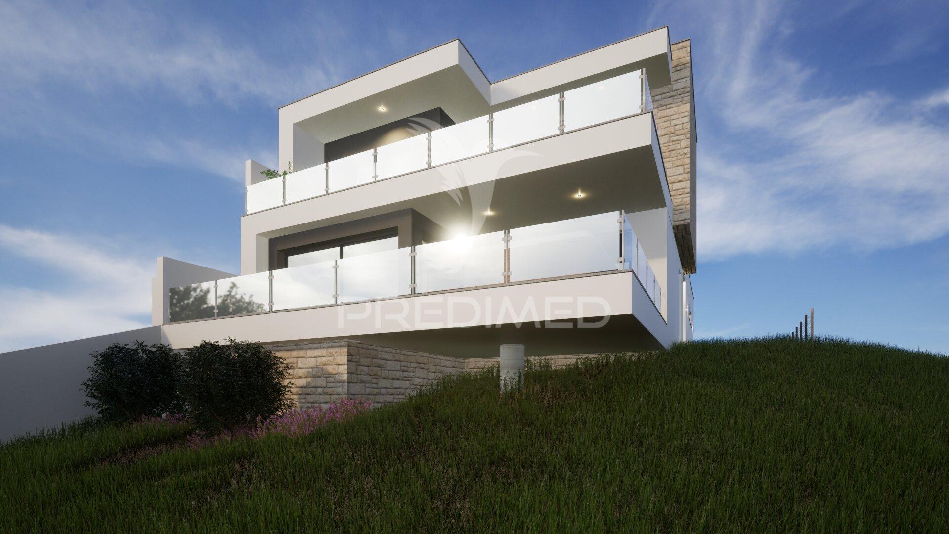 Terreno na lameira com projecto de construção