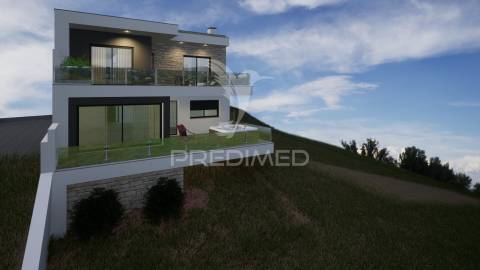 Terreno na lameira com projecto de construção