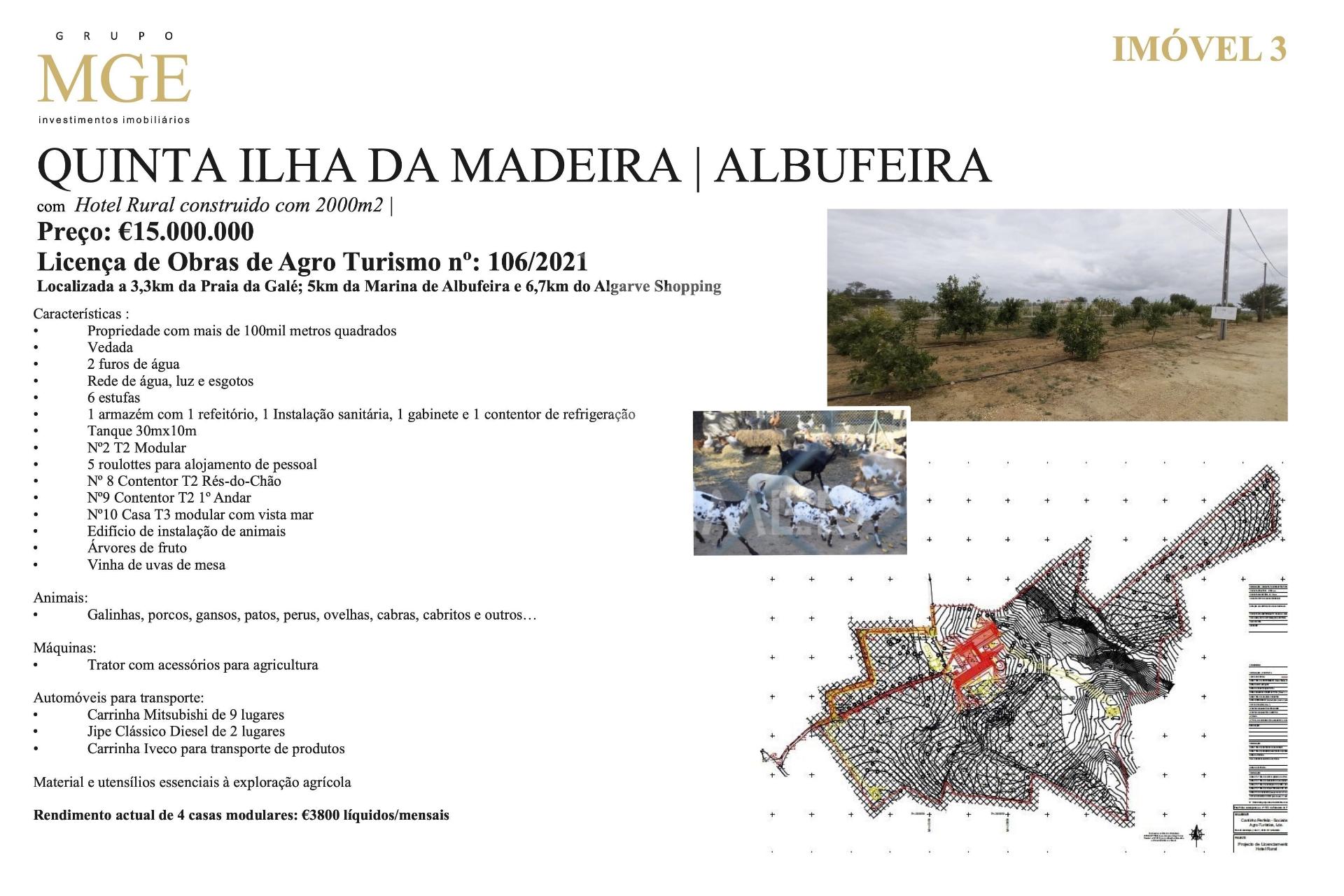 Hotel em construção para venda albufeira