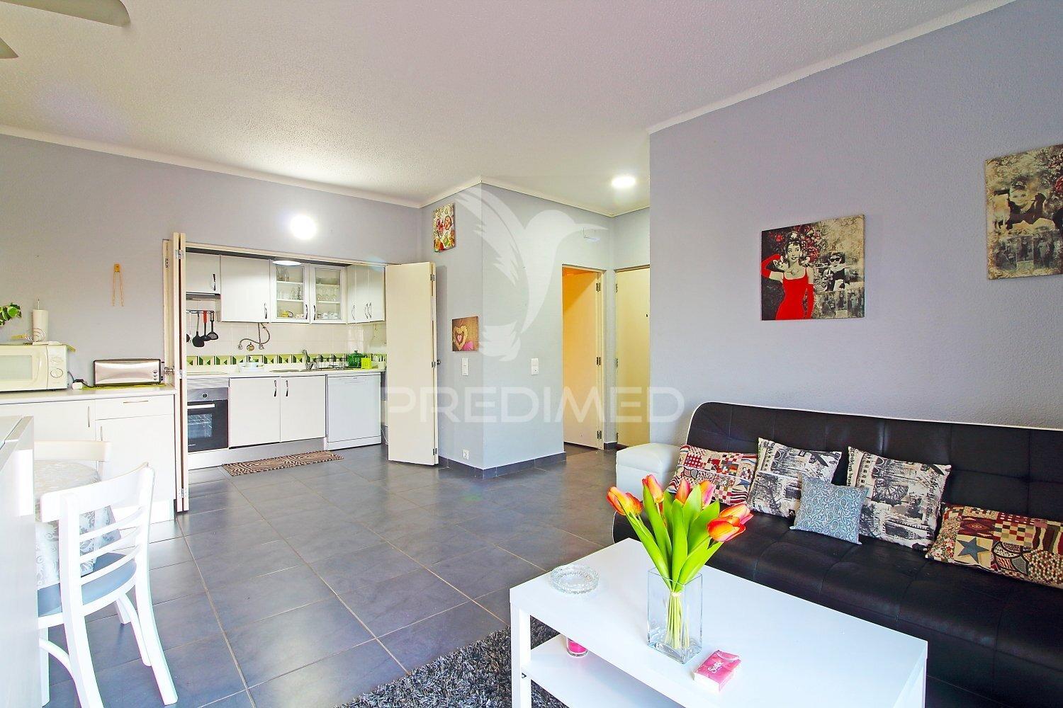 T1 com grande terraço no vila magna – condomínio com piscina