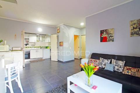 T1 com grande terraço no vila magna – condomínio com piscina