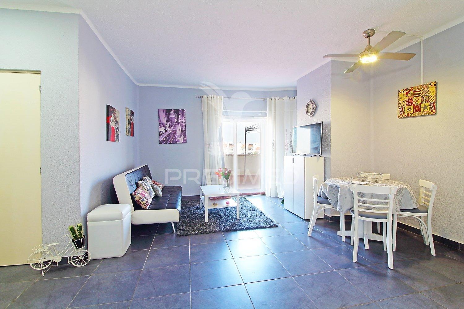 T1 com grande terraço no vila magna – condomínio com piscina