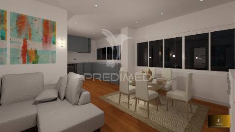 T2 totalmente remodelado | 8º andar com vista desafogada