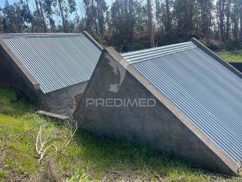 2 palheiros e 200m2 de terreno na zona prime da ponta do pargo á beira da  estrada