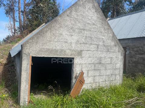 2 palheiros e 200m2 de terreno na zona prime da ponta do pargo á beira da  estrada