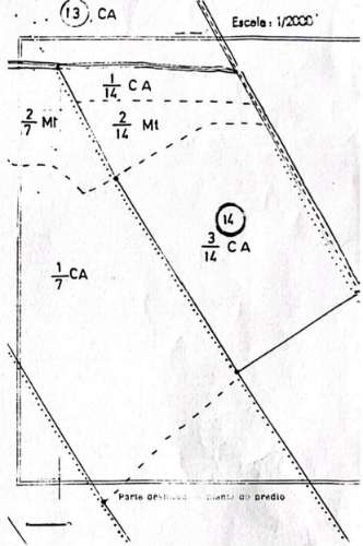 Terreno rústico com ruína