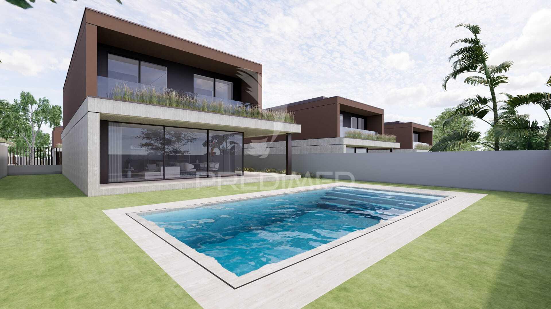 Moradia individual t3 + escritório - lago, amares (nova)