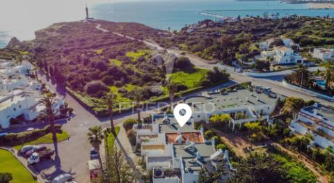 Moradia t2 com vista mar em condomínio fechado, ferragudo