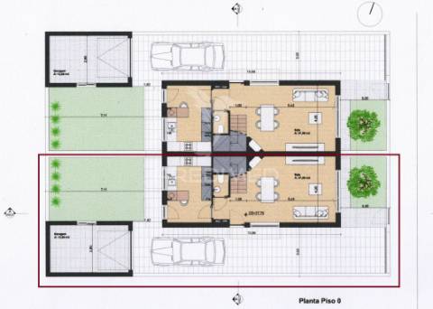 Moradia geminada t3, c/garagem, na quinta do conde
