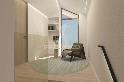 Moradias em construção de arquitetura escandinava em condomínio privado – fátima