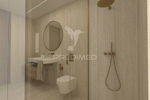 Moradias em construção de arquitetura escandinava em condomínio privado – fátima