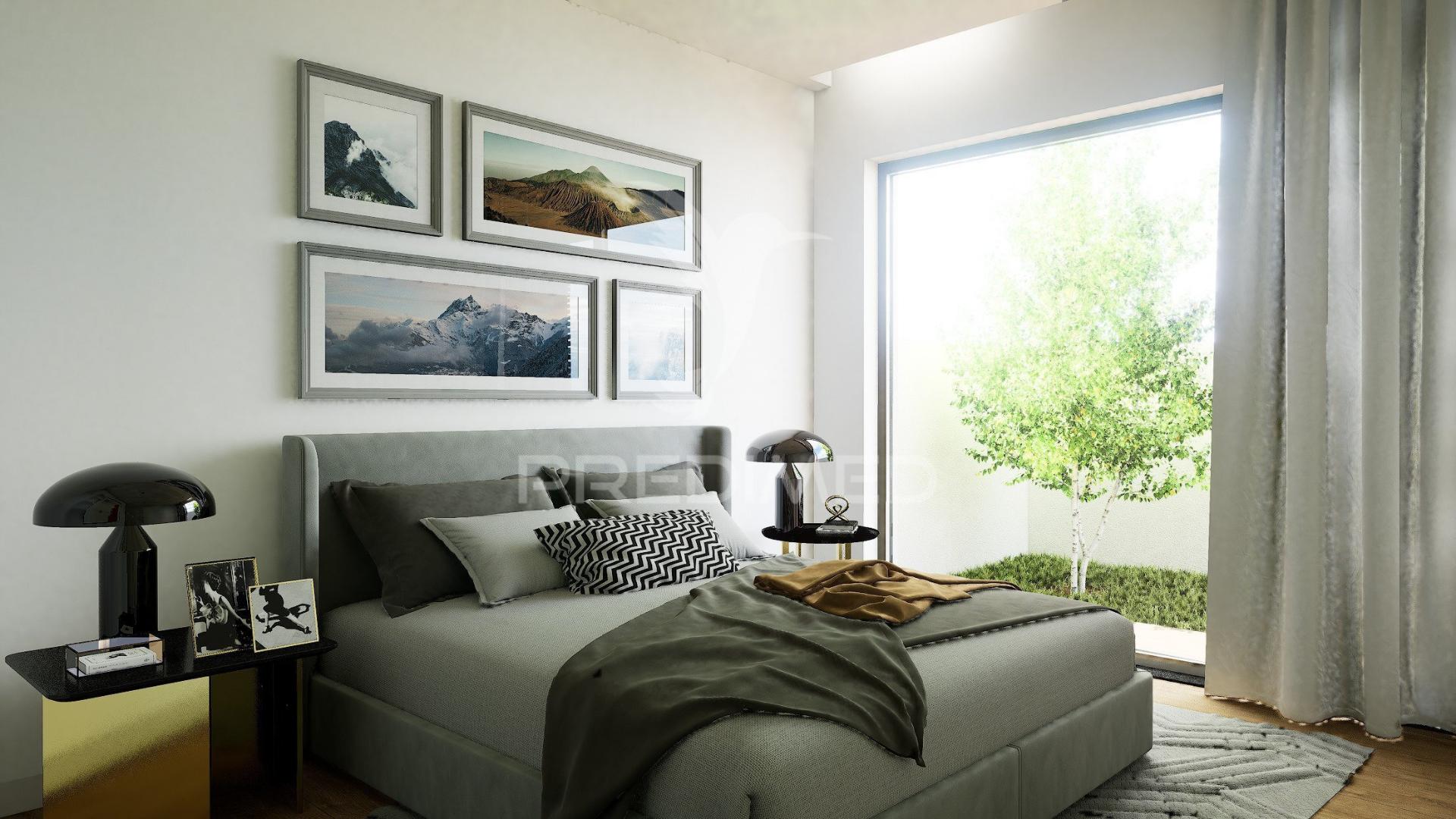 Moradia t4 geminada com piscina