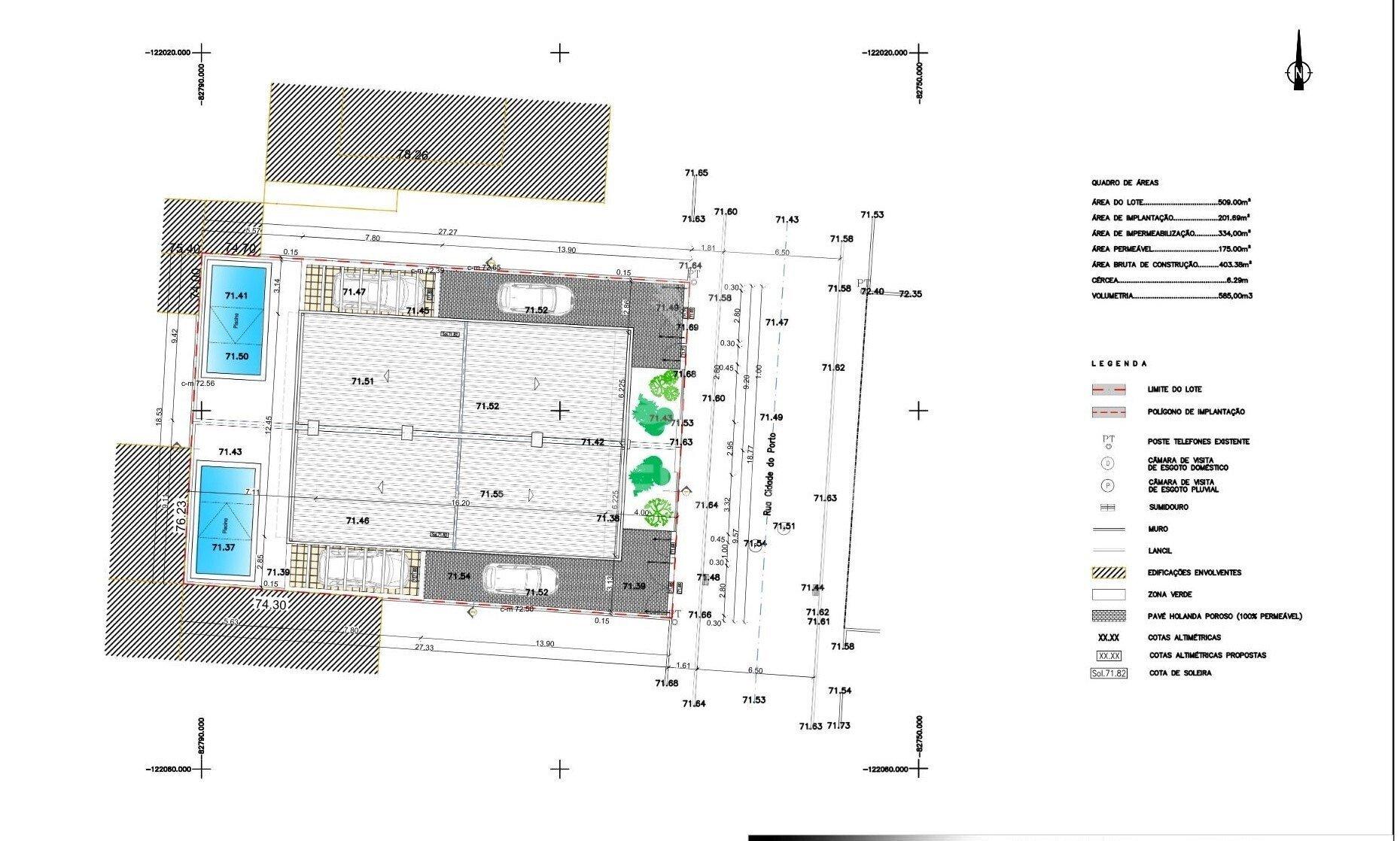 Moradia geminada com piscina e garagem ,fernão ferro.
