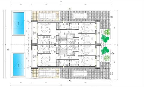 Moradia geminada com piscina e garagem ,fernão ferro.