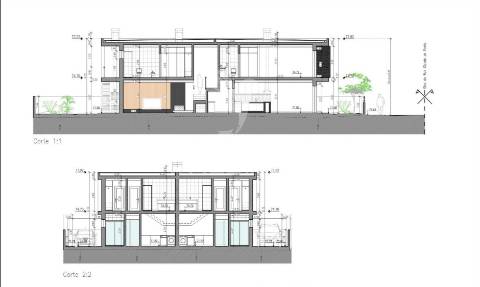 Moradia geminada com piscina e garagem ,fernão ferro.