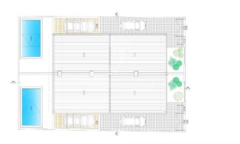 Moradia geminada com piscina e garagem ,fernão ferro.