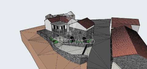 Ruinas, para venda, na candelária com projeto de construção aprovado
