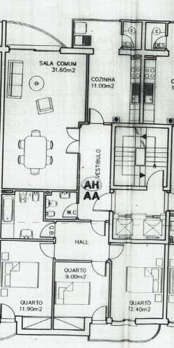 T3 com  lareira, 3 varandas e box em valbom, gondomar