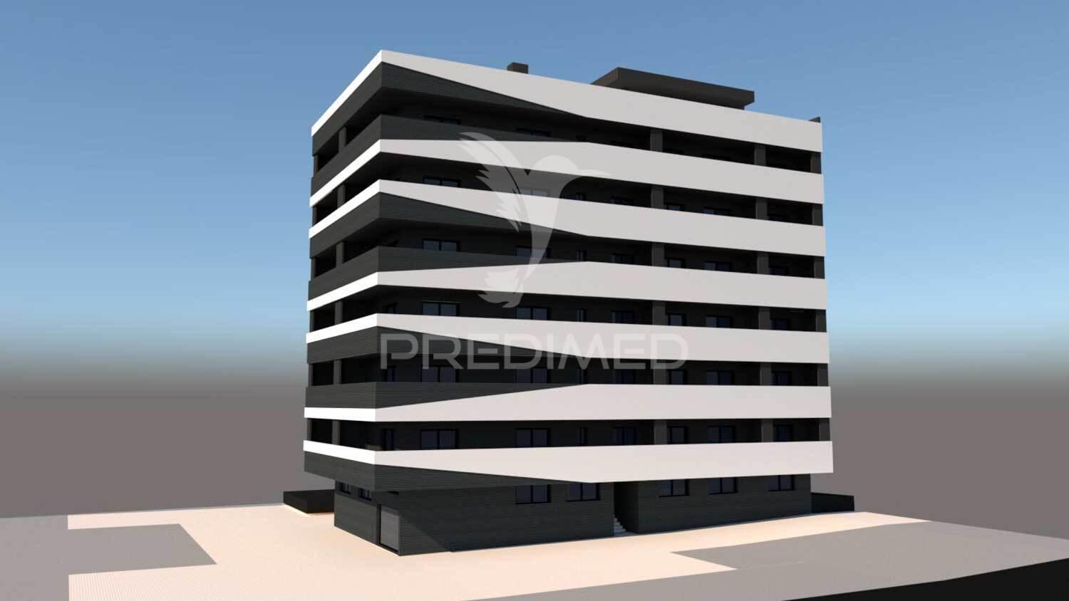 T1 em monte gordo, em edifício na 2ª linha com piscina