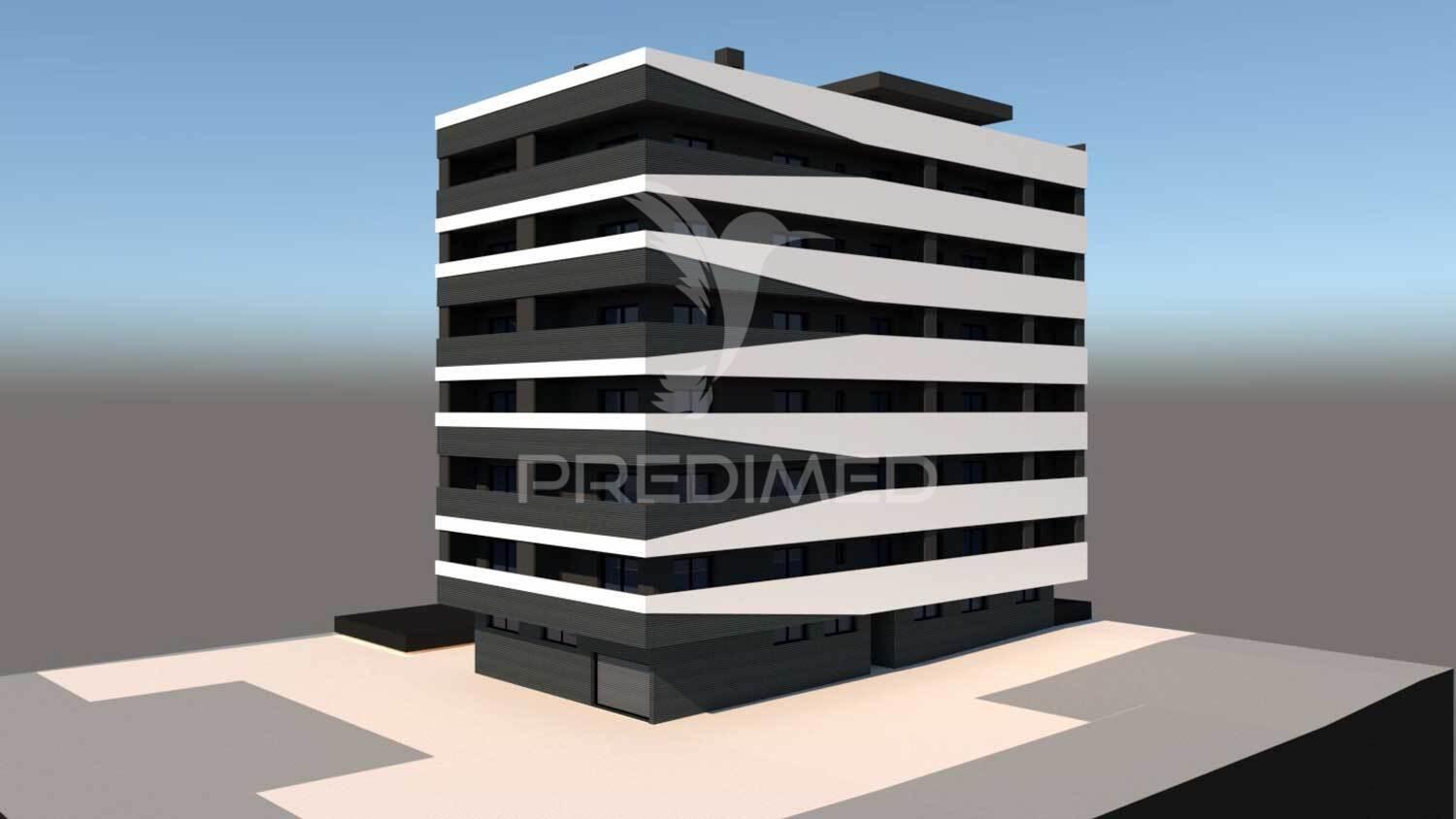 T1 em monte gordo, em edifício na 2ª linha com piscina