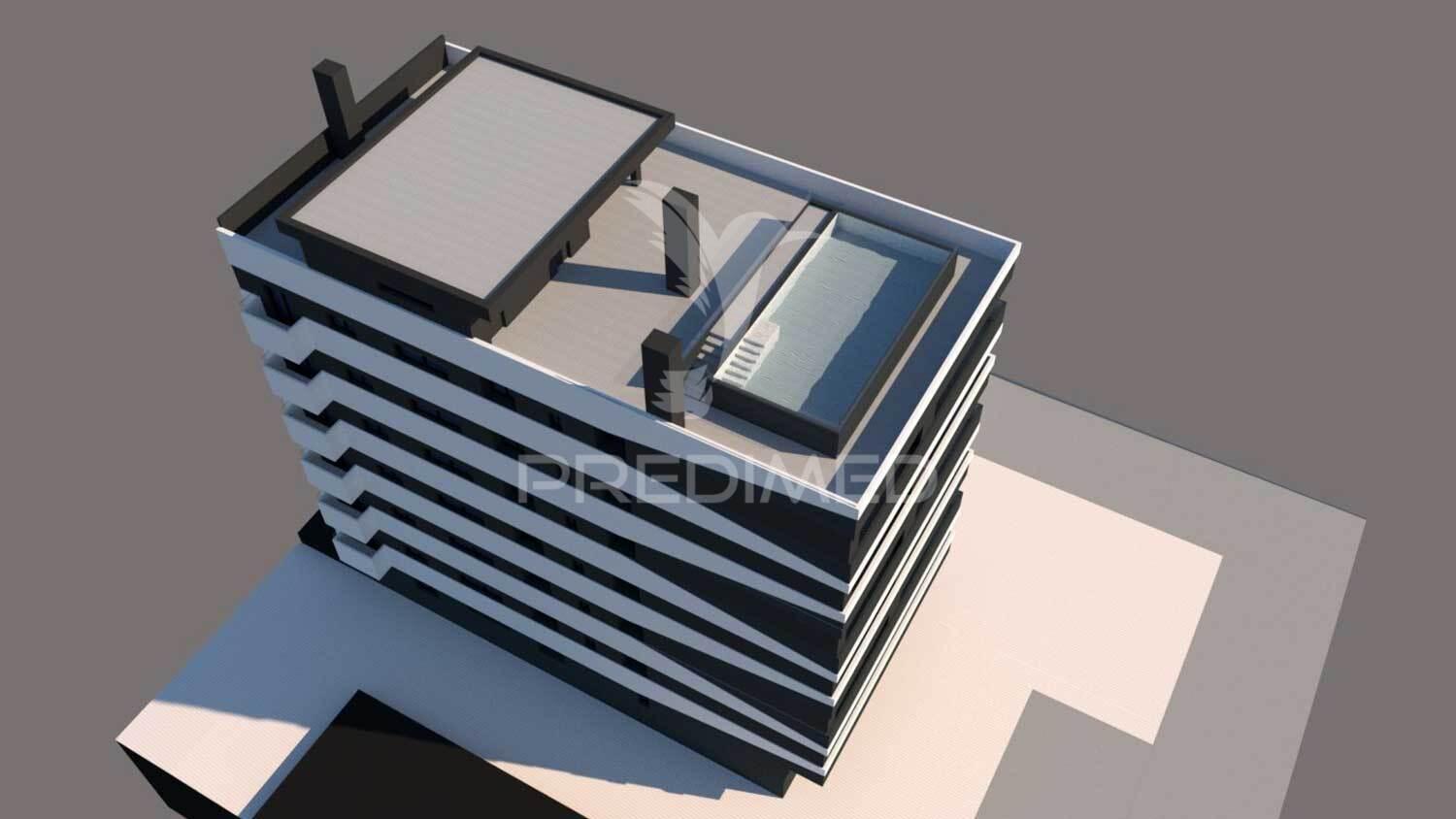 T2 em monte gordo, em edifício na 2ª linha com piscina