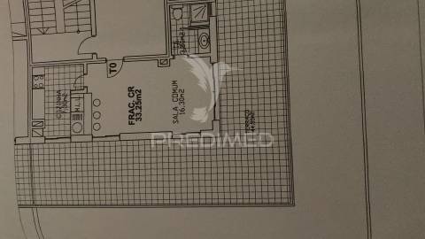 Magnífico t1, central, com um terraço, vista rio e garagem