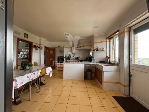 Moradia tradicional t4 com piscina e vista desafogada sobre o campo no carvalhal benfeito