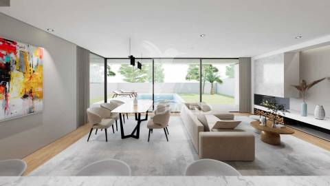 Moradia individual t3 + escritório - lago, amares (nova)