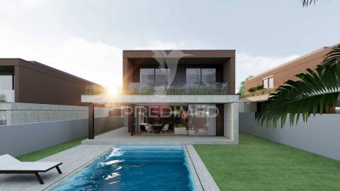 Moradia individual t3 + escritório - lago, amares (nova)