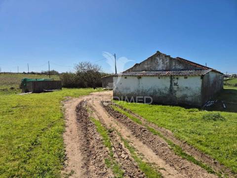 Terreno com 5,3 hc e habitação para reabilitar | vista mar | porto covo