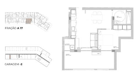 Apartamento t1 | “gaia premium” – gaia, porto