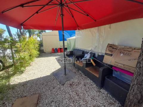 Mobil home t3 + anexo e lavandaria, camping pinhal novo.