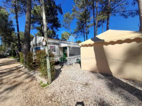 Mobil home t3 + anexo e lavandaria, camping pinhal novo.