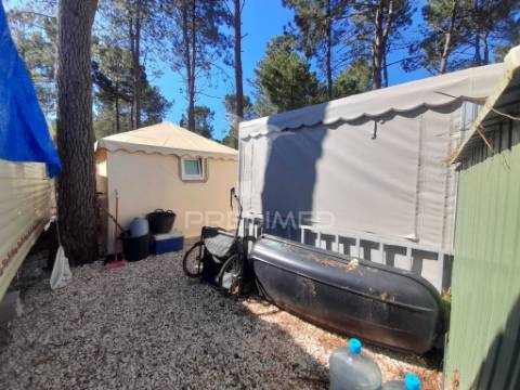 Mobil home t3 + anexo e lavandaria, camping pinhal novo.