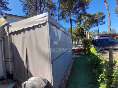 Mobil home t3 + anexo e lavandaria, camping pinhal novo.