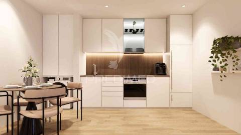 T1 num r/c de um edifício em construção, central - fracção c