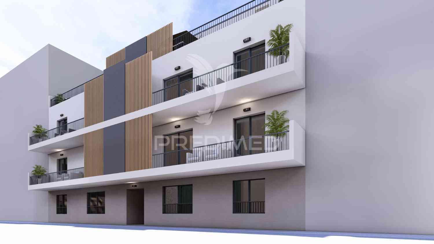 T1 num 1º andar, edifício em construção, central - fracção h