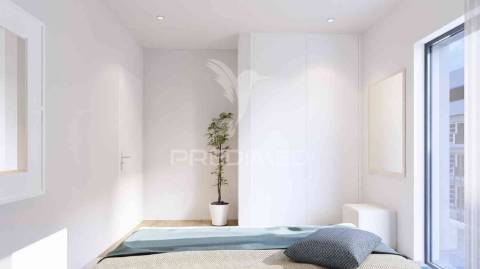 T1 num 1º andar, edifício em construção, central - fracção h