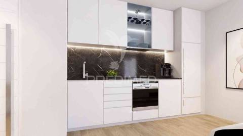 T1 num 1º andar, edifício em construção, central - fracção h